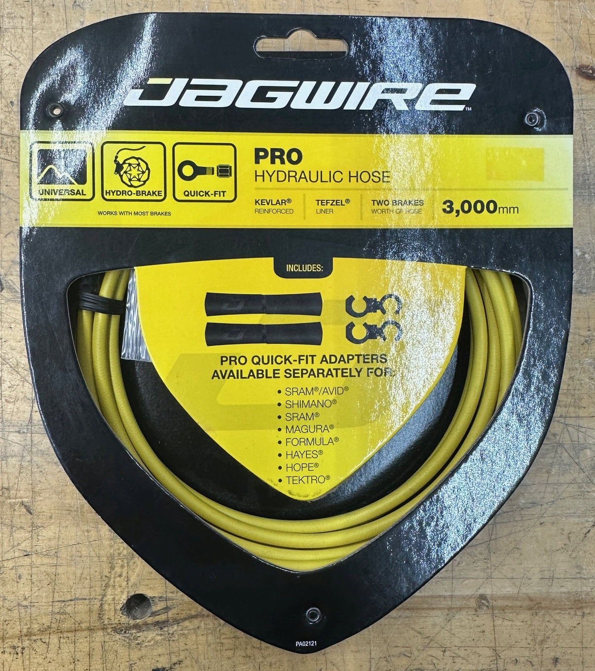 Jagwire Pro Hydraulic Disc Brake Hose Kit 3000mm, Yellow