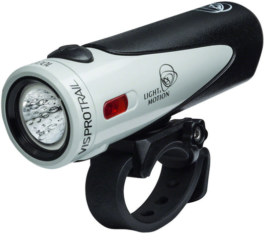 Light and Motion VIS Pro 1000 Trail Rechargeable Headlight: Gravel Light Grey/Black