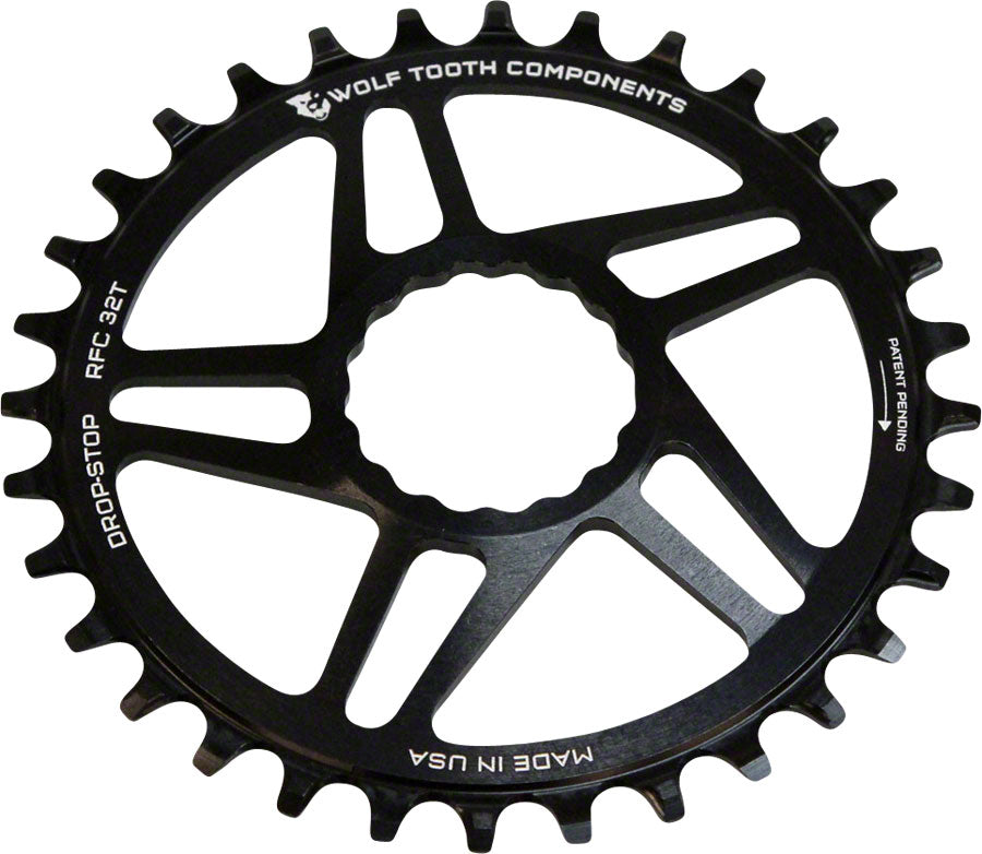 Wolf Tooth Components Drop-Stop Chainring: 32T, for RaceFace CINCH Direct Mount, Boost Chainline