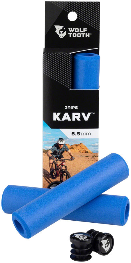 Wolf Tooth Karv Grips 6.5mm Blue