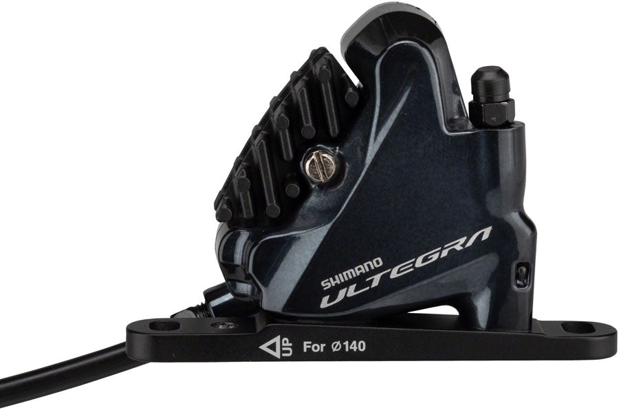 Shimano Ultegra ST-R8070 Double Hydraulic Brake/Di2 Shift Lever with BR-8070 Front Flat Mount Caliper and Fork Adaptor, Left
