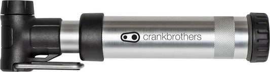 Crank Brothers Gem S Short Frame Pump: Silver