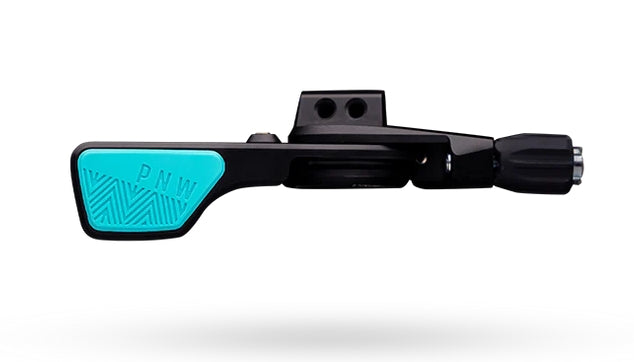 PNW Components Loam Lever Dropper Remote (Black/Teal, 22.2mm Clamp)