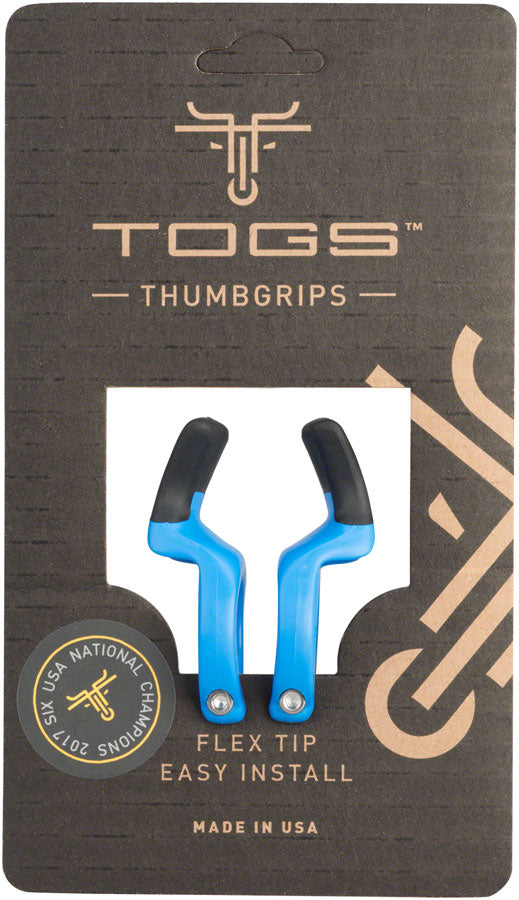 TOGS Blue Flex Thumb Grips