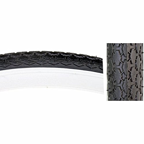 Sunlite Street S-7 Tire 26 x 1-3/4 S7 Black Tread / White Wall