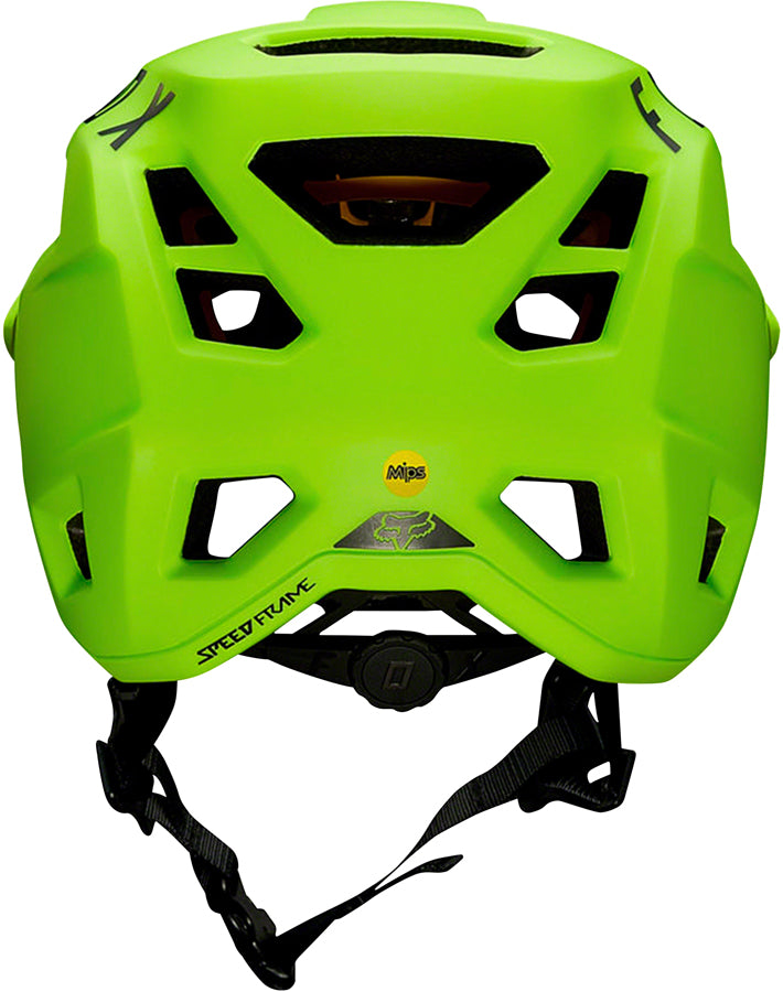 Fox Racing Speedframe Helmet - Fluorescent Yellow, Large – Bicycle 