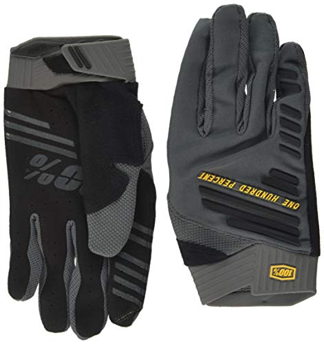 100% R-CORE Glove Charcoal - MD