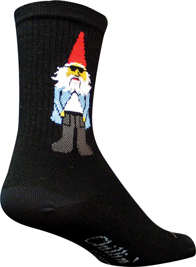 SockGuy Crew Gnomies Sock: Black SM/MD