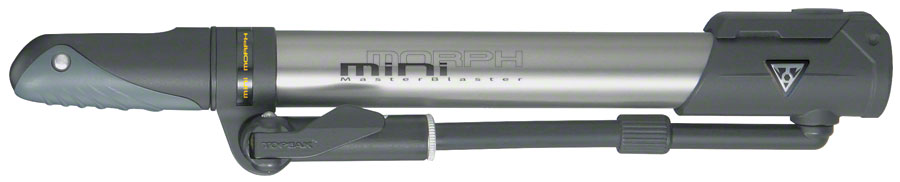 Topeak Mini Morph Frame Pump: Silver/Black