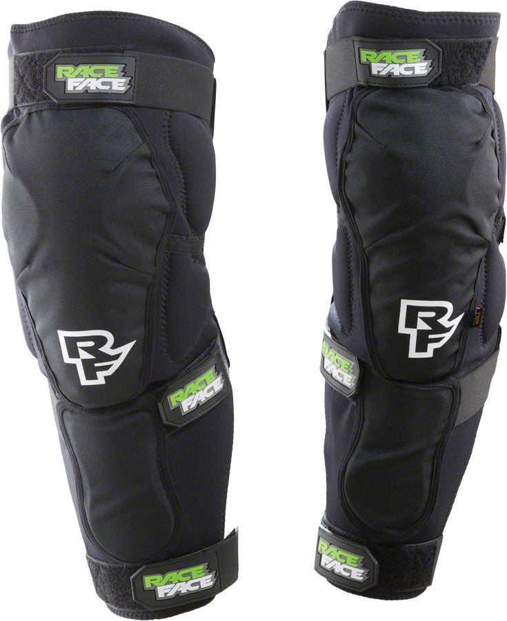 RaceFace Flank Leg Guards: Black MD