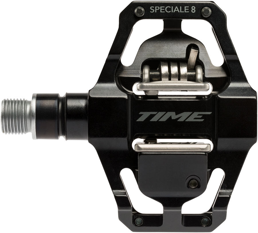 Time SPECIALE 8 Pedals - Dual Sided Clipless with Platform, Aluminum, 9/16", Black