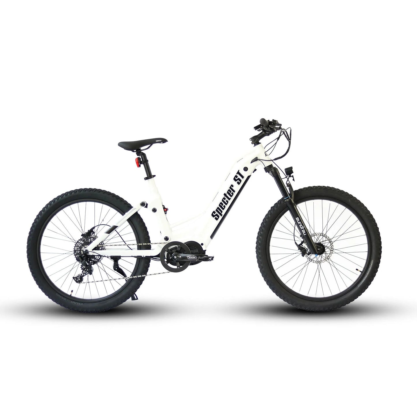 Eunorau E-Bike Specter ST Dual Suspension Step Through White