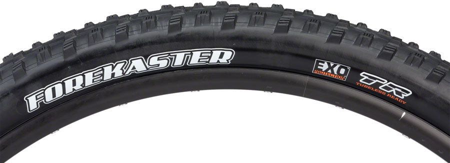 Maxxis Forekaster Tire: 29 x 2.35", Folding, 120tpi, Dual Compound, EXO, Tubeless Ready, Black