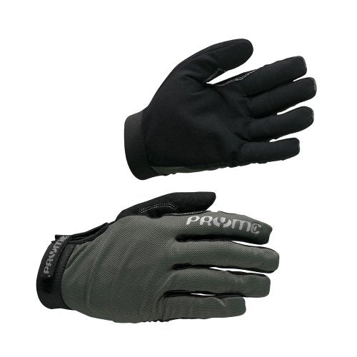 Pryme Trailhands Thin BMX/MTB Glove, Medium, Gray
