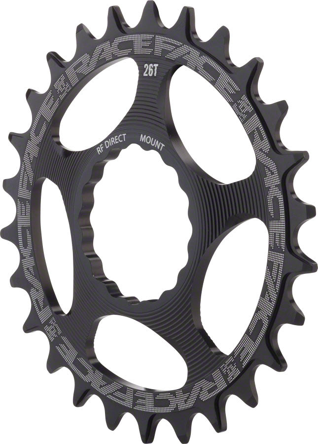 RaceFace Narrow Wide Chainring: Direct Mount CINCH, 26t, Black